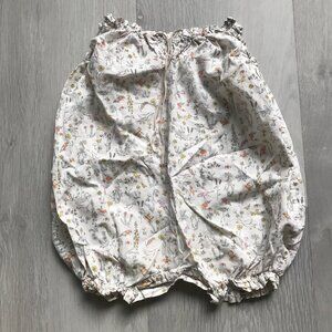 MAKIE BABY GIRL BALLOON ROMPER SLEEVELESS FLORAL TIE 12/18 MO